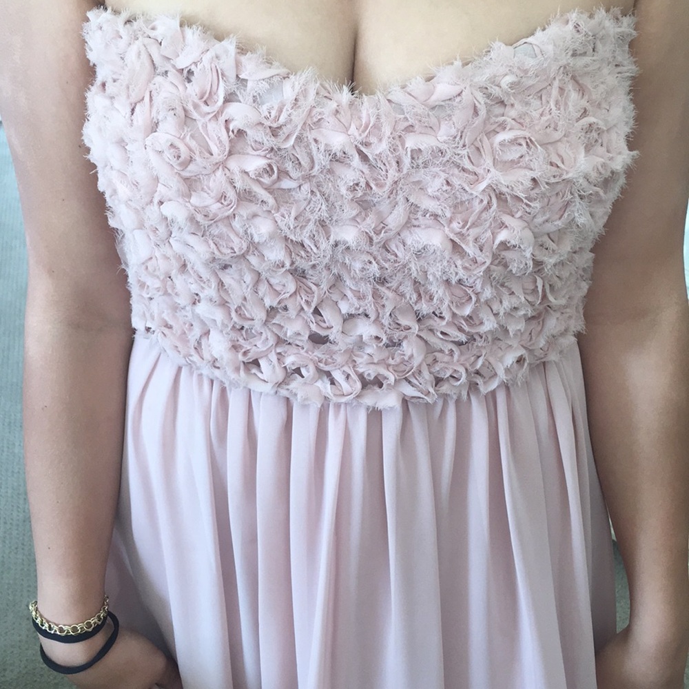 Blush Pink Calvin Klein Midi Dress